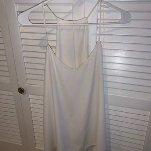 White Dress Tank Top